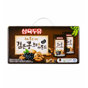 삼육두유 검은콩호두아몬드 두유, 2.85L, 8개