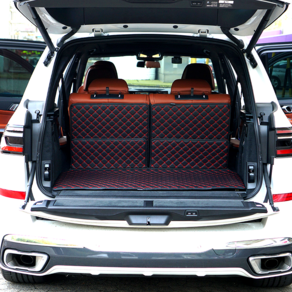 카위크 BMW X7 6인승 7인승 트렁크매트 G07, 7인승 2열+3열+트렁크구성, 블랙&블랙스티치, 2019 X7(G07)~현재