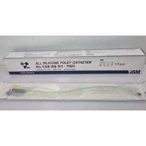 유신 폴리 카테타 2WAY 소변줄 실리콘 도노관 ALL SILICONE FOLEY CATHETER, 20F, 1개