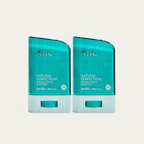 AHC 내추럴 퍼펙션 더블 쉴드 선스틱 SPF50+/PA++++, 22g, 2개