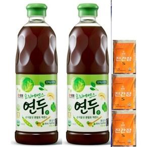 샘표 대용량 업소용 연두순 860ml X 2개 +6미리간장 3개 증정