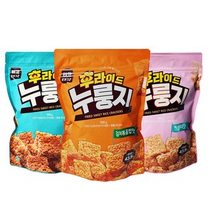 티각태각 후라이드 누룽지 200g 김치볶음밥맛 츄러스맛 인절미맛, 츄러스맛x3, 3개