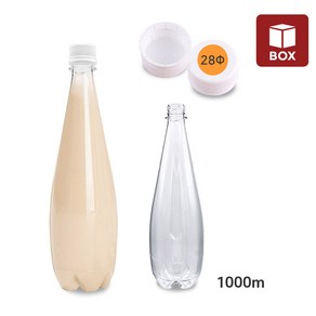 (1BOX) 막걸리전용캡 효소용기 1000ml (80개) 페트병, 80개