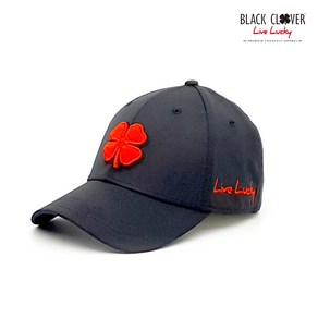 블랙클로버 프리미엄 클로버24 블랙레드 골프모자, 1개