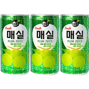 참맑은 매실 음료 업소용 175ml 30캔 x 3박스 총90캔, 90개