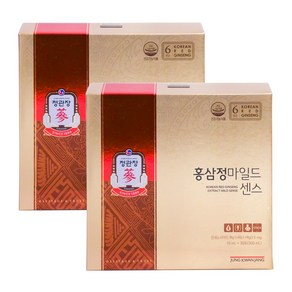 정관장 홍삼정 마일드 센스 10ml X 30포 600ml + 쇼핑백 2개, 1박스