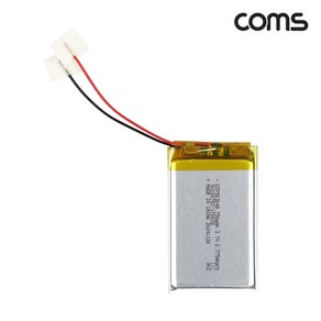 Coms 503048 충전지 3.7V 750mAh 리튬폴리머 배터리 UB127