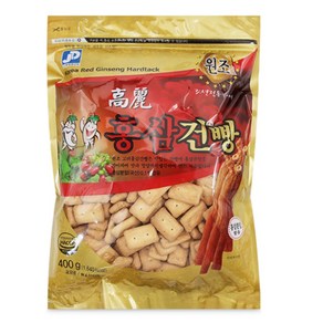 [G2L] 고려 홍삼 건빵 400gx12개 옛날 추억의 어르신 과자 대용량 단체 간식 군용식량, 1박스, 4.2kg