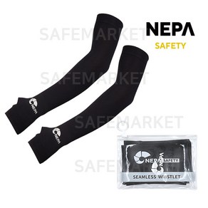 네파 safety 손등형 쿨토시 심리스 자외선차단, 손등형[블랙], 1개