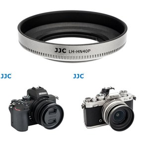 [JJC] 니콘 Z DX 16-50mm 카메라 렌즈 ZFC 후드, LH-HN40P 블랙, 1개