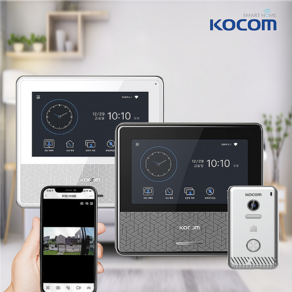 코콤 KCV-S701IP2W 인터폰 IOT 비디오폰 현관 초인종 2선식