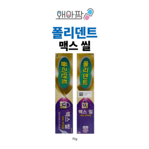 폴리덴트 맥스씰 의치 부착재70g 1개