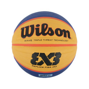 윌슨 FIBA 3X3 REPLICA RBR 농구공, WTB1033XD, 2개