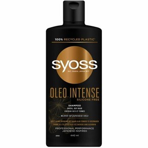 SYOSS 사이오스 올레오 인텐스 샴푸 건성모 또는 둘헤어용, 6개, 440ml