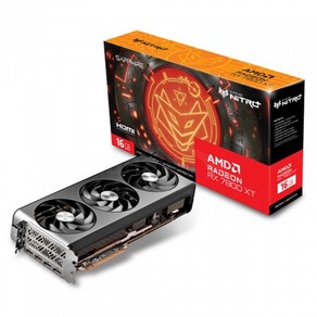 SAPPHIRE 라데온 RX 7800 XT NITRO+ OC D6 16GB, 정품 그래픽카드