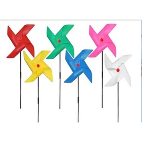 [만들기재료] PVC 바람개비만들기/칼라바람개비/왕바람개비., 분홍