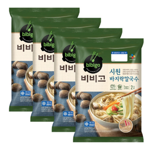 비비고 바지락 칼국수 4봉