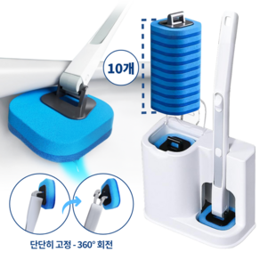 변기뽀득이 욕실청소솔 변기클리너 일회용, 교체용 헤드 x 20개입