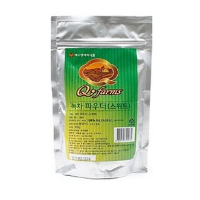 큐팜스 그린티 파우더 500g 녹차가루