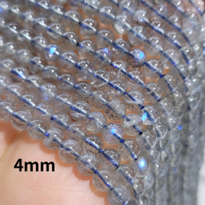 AA등급 천연원석 4mm 래브라도라이트 장석 준보석 원석비즈공예재료 원석팔찌재료