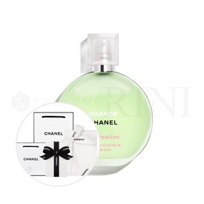 [CHANEL 정품] 샤넬 샹스 오 후레쉬 헤어미스트 빠르펭 슈브 백화점동일 샤넬선물포장, 35ml, 1개