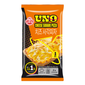 오뚜기 치즈 사각피자 UNO, 1개, 91g