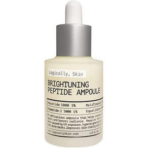 일본직발송 6. LOGICALLY SKIN(로지컬리 스킨) 브라이 튜닝 펩티드 에센스 30MLBRIGHTUNING PEPTIDE AMPOU, One Size, One Colo, 1개, 30ml