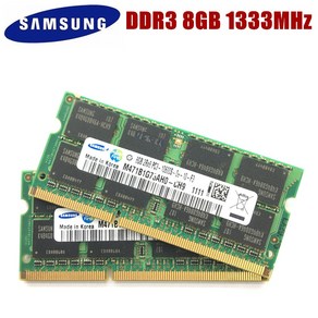 삼성 호환 DDR3 노트북 메모리 모듈 SODIMM RAM 8GB 4GB 2GB 1GB PC3 10600S 1333 Mhz 8G 4G 2G 1G, DDR3 1G 1333MHzX1pcs, 1개