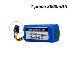 RRTGKLL 로봇 진공 청소기 배터리 리튬 이온 교체 LIFERO RX9 360 S5 S7po T90 14.8V 3500mAh, 1개