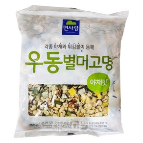 면사랑 우동별미고명 야채맛 250g