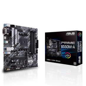 ASUS AMD B550 탑재 AM4 대응 마더보드 PRIME B550M-A[MicoATX], 프라임 B550M-A