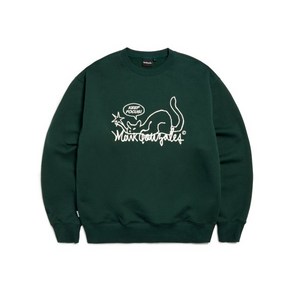 마크곤잘레스 MG NECO GRAPHIC SWEATSHIRT - D/GREEN Z234USW090052 635233