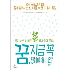 꿈 지금 꼭 정해야 하나요? : 꿈과 진로에 대해 몰아붙여지는 십 대를 위한 마음다독임, 김국태, 김기용, 김진숙, 이수석, 이승배, 이정..., 팜파스