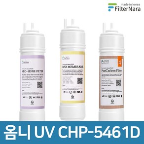 청호나이스 옴니 UV CHP-5461D 2년 세트 정수기 프리미엄 필터 호환, 선택3) 2년세트 (6+1+2=9개), 1개