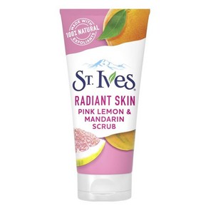 St Ives 150ml 래디언트 스킨 핑크 레몬 & 오렌지 스크럽 (포장은 다를 수 있음), 1개