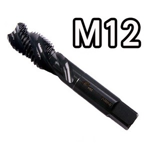 국산 기계탭 HSS 스파이럴탭 볼트 나사 탭 드릴 머신탭, 기계탭(HSS) M12x1.75, 1개