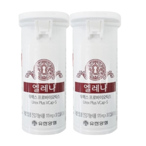 유한양행 엘레나 퀸 UREX 프로바이오틱스 170mg, 30정, 2개