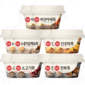 (상온)[비비고]죽267g10종세트/누룽지닭백숙2 전복2 버섯야채2 소고기2 단호박2, 2세트, 2.8kg