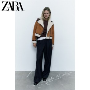 ZARA 자라 더블 페이스드 크롭 숏무스탕