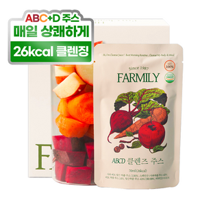 팜밀리1987 ABCD 클렌즈 주스 14개입, 70ml, 28개