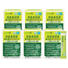 헬씨허그 모유유산균 포스트바이오틱스 에프 30포, 60g, 6박스