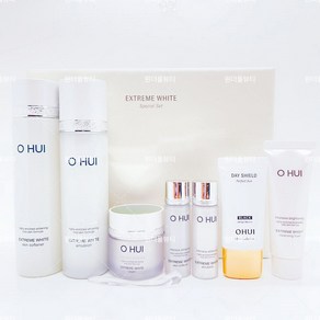 오휘 익스트림 화이트3종세트(스킨150ml+20ml+로션130ml+20ml+화이트크림20ml+폼40ml+선블랙30ml), 1세트