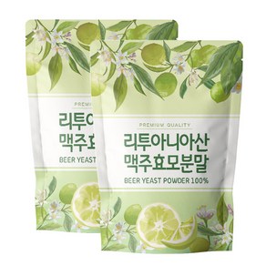 닥터릴리 맥주 효모 분말 가루 리투아니아산, 2개, 500g