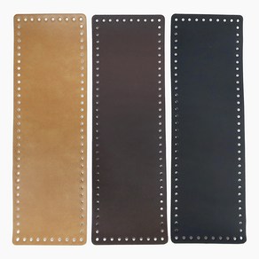 털실나라직사각형 인조가죽 가방바닥 34x11, 브라운, 1개