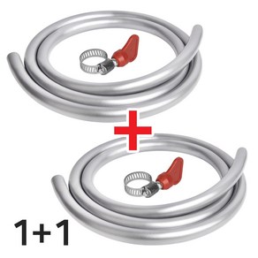 와이넷 꼬이지않는말랑이물호스1M+호스밴드1개, 2세트