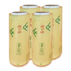 월드랩 40cm*500M 4개 1박스 업소용 식품포장랩, 500m