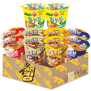 저칼로리(5종2개씩) 컵누들 참깨라면 + 누들핏 김치사발면 + 육개장 + 짜파구리 + 카구리