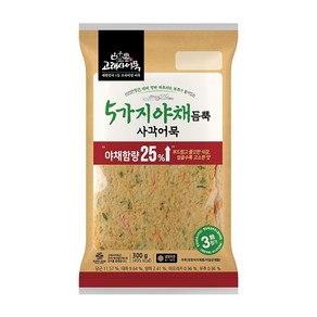 고래사 5가지 야채 사각어묵 300G (냉장), 선택2 - 아이스박스, 1개