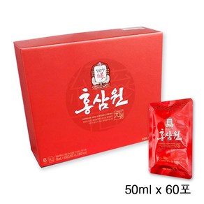 6년근홍삼 홍삼원 60포 설명절 부모님 선물세트, 60개