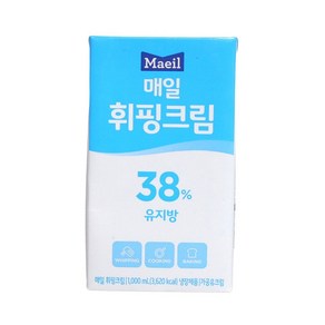 매일유업 매일 휘핑크림 38% 1000ml